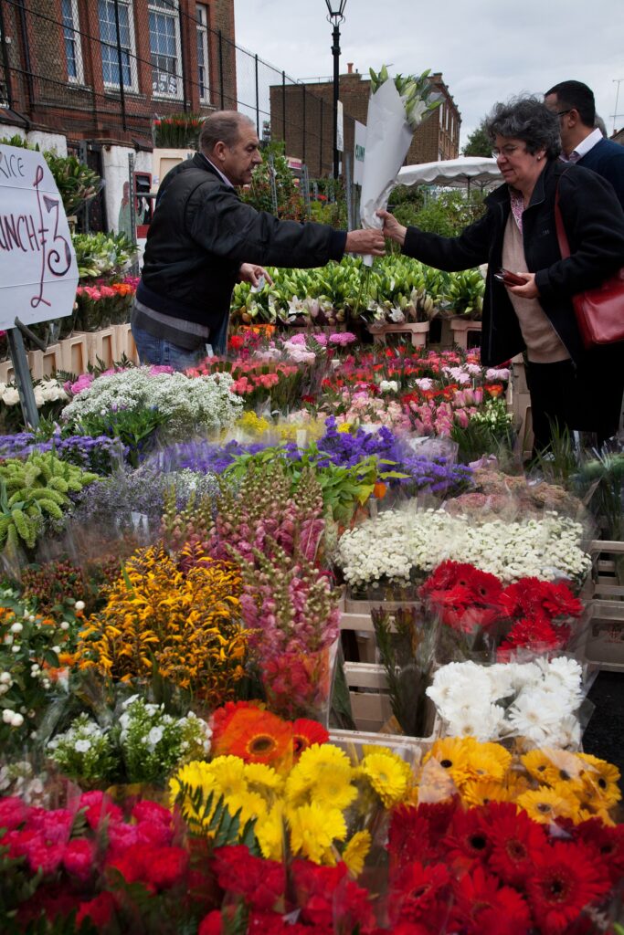 The East London Street That Becomes One Giant Flower Garden Every Sunday