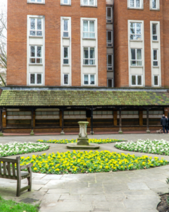 Postman Park in the City of London, a hidden Victorian garden with a memorial shelter