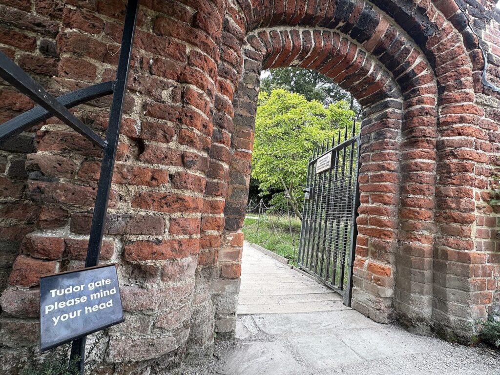 The Tudor brick gateway at Fulham Palace.