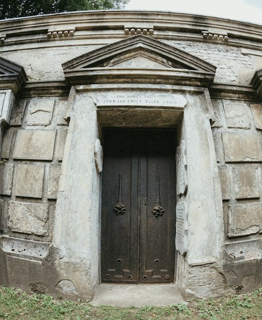 Family vaults in the Circle of Lebanon at Highgate Cemetery, London