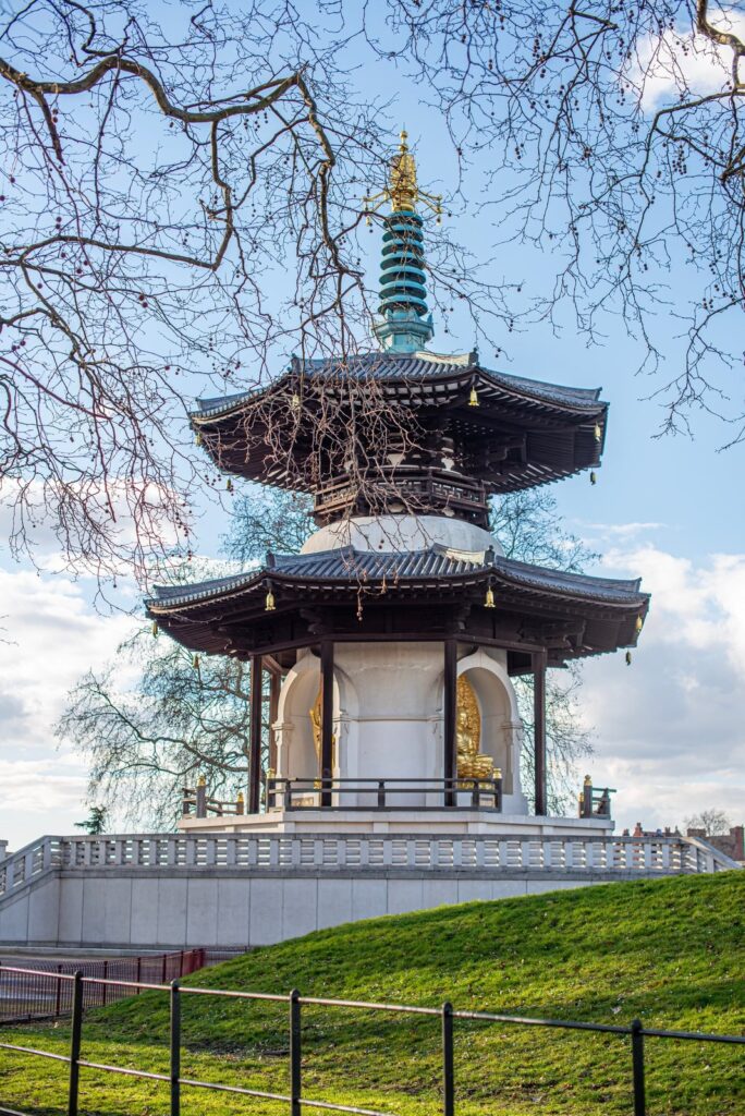The Peace Pagoda in Battersea Park