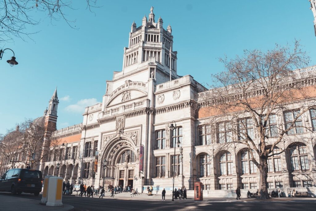 Exterior of the Victoria and Albert Museum